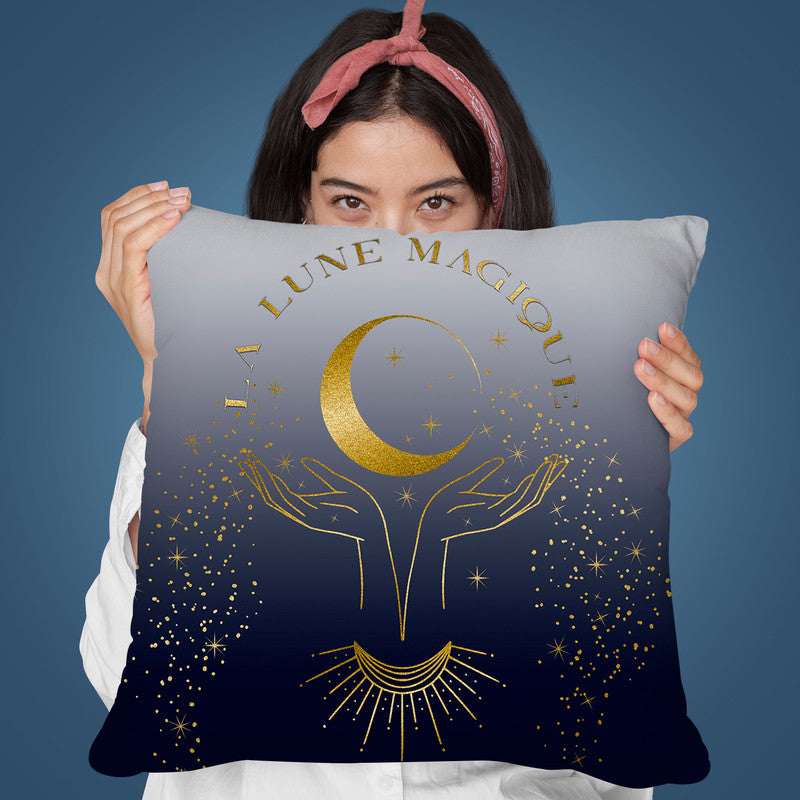 La Lune Magique Throw Pillow By Andrea Haase