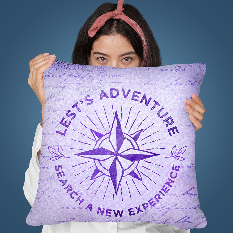 Let'S Adventure Throw Pillow By Andrea Haase