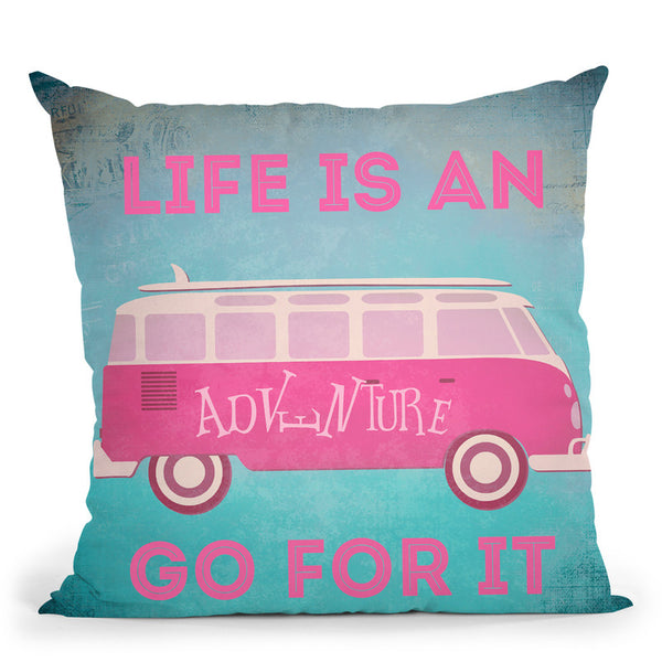 Life Is An Adventure Throw Pillow By Andrea Haase