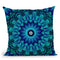Mandala Seamless Green Throw Pillow By Andrea Haase