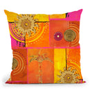 Oriental Sun I Throw Pillow By Andrea Haase