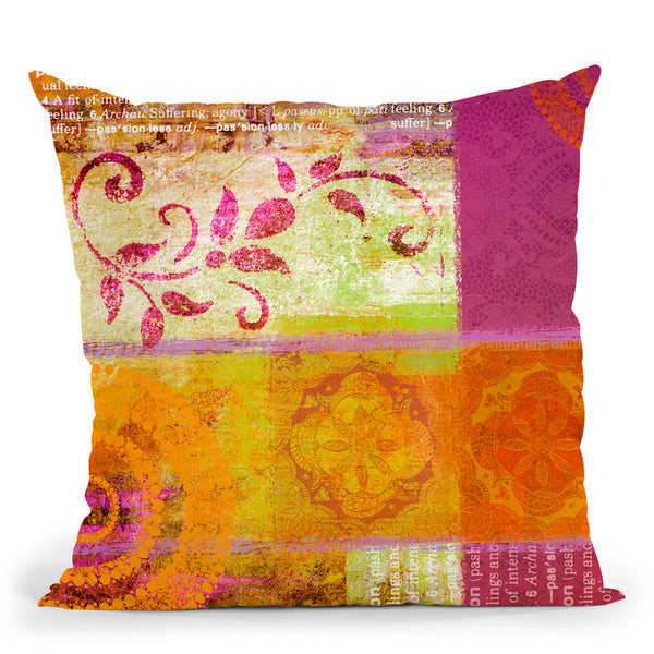 Passion I Throw Pillow By Andrea Haase