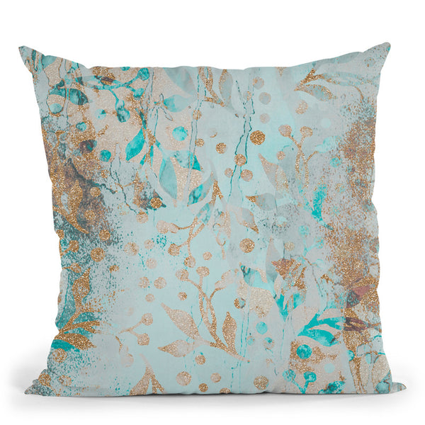 Pattern Pastel Glitter Throw Pillow By Andrea Haase