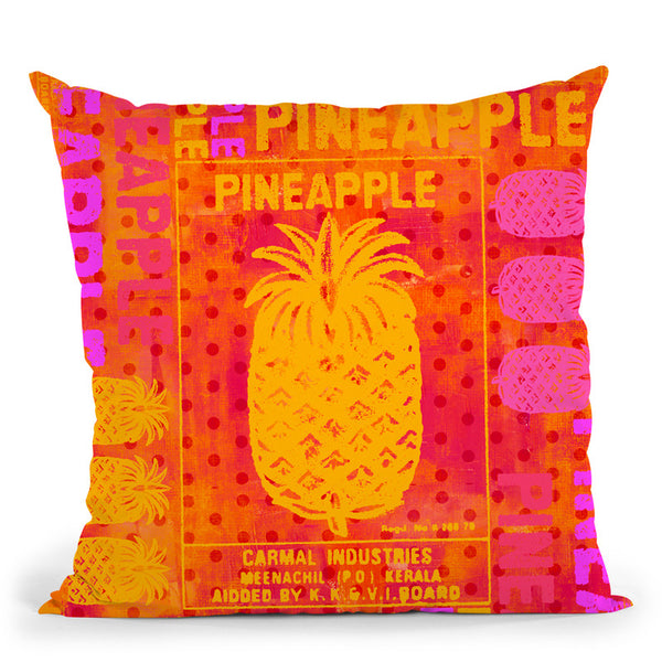 Pineapple Ii Throw Pillow By Andrea Haase