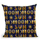 Sun Moon Throw Pillow By Andrea Haase