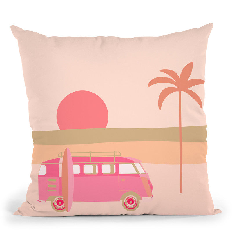 Surfers Paradise Boho Beach Throw Pillow By Andrea Haase – All