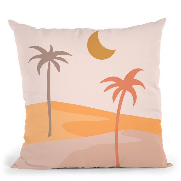 The Silence Of The Desert Throw Pillow By Andrea Haase