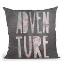 Travel Adventure Throw Pillow By Andrea Haase