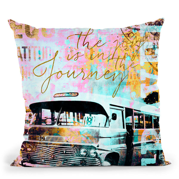 Travel I Throw Pillow By Andrea Haase