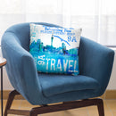Travel Throw Pillow By Andrea Haase