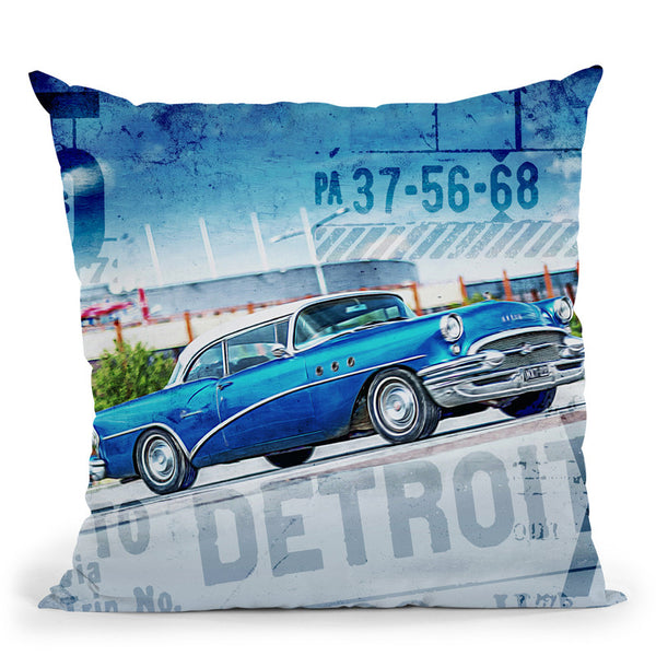 Trip To Detroit Throw Pillow By Andrea Haase