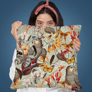 Tropical Parrots Ii Throw Pillow By Andrea Haase