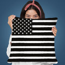 Usa Flag Big Throw Pillow By Andrea Haase