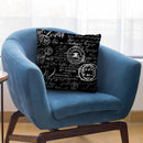 Vintage Black Throw Pillow By Andrea Haase