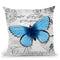 Vintage Butterfly Throw Pillow By Andrea Haase