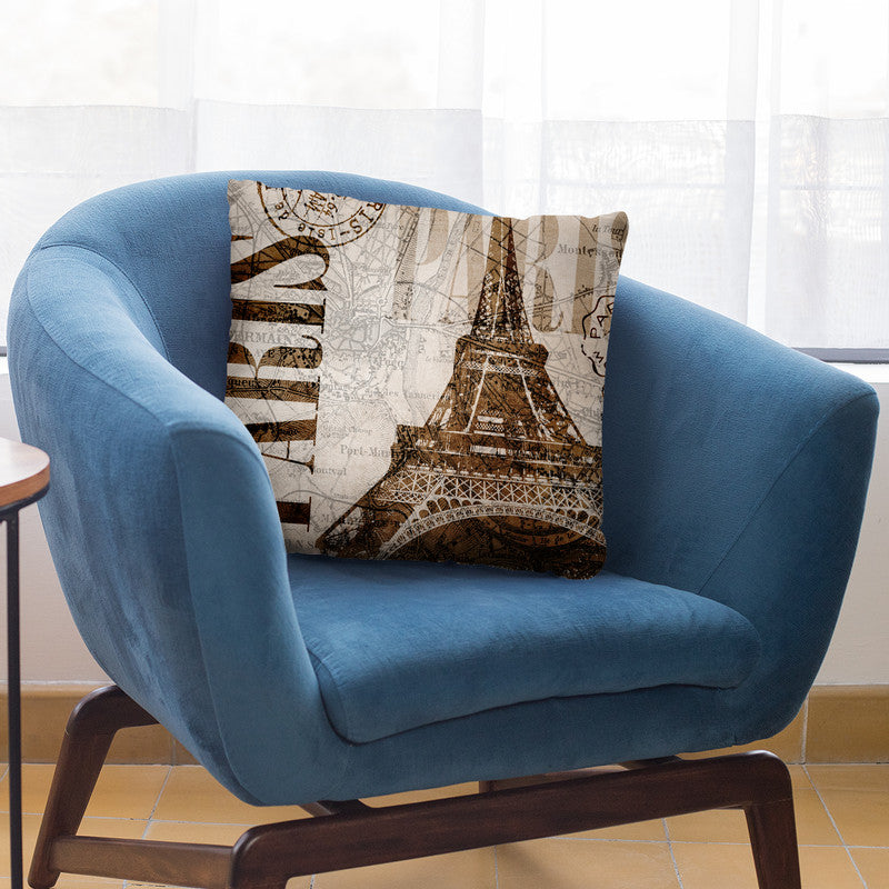 Vintage Paris Ii Throw Pillow By Andrea Haase