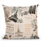 Vintage Postcards V Throw Pillow By Andrea Haase