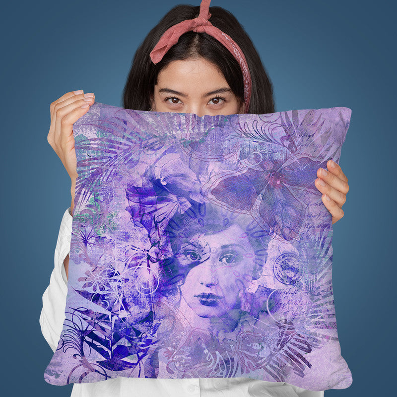 Woman Throw Pillow By Andrea Haase