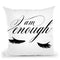 I Am Enough Throw Pillow By Alison Gordon