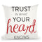 Trust In Your Heart Throw Pillow By Alison Gordon
