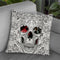 Lace Skull Light 6000 Throw Pillow By Ali Gulec