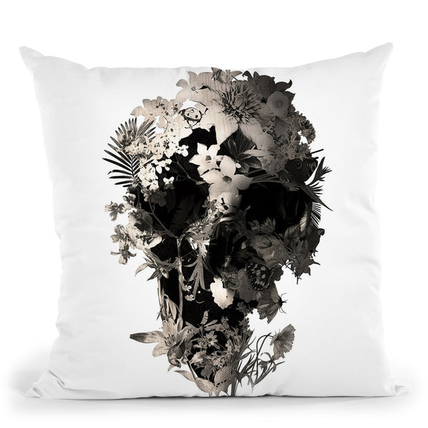 Spring Skull Throw Pillow By Ali Gulec