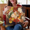 Bouquet Of Chrysanthemums Throw Pillow By Auguste Renoir