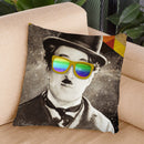 Chaplin Throw Pillow By Elo Marc - All About Vibe