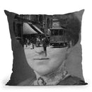 Faded Throw Pillow By Elo Marc - All About Vibe