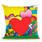 Cosmic Heart Landscape Throw Pillow By Howie Green - All About Vibe