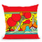 Red Tree Landscape Throw Pillow By Howie Green - All About Vibe