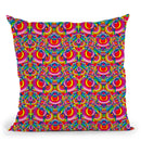 Pop Art Deco Circles Pattern Throw Pillow By Howie Green - All About Vibe
