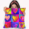Pop Art Heart 2 Throw Pillow By Howie Green - All About Vibe
