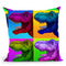 Pop Art Dinosaurs 1 Throw Pillow By Howie Green - All About Vibe