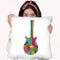Pop Art Guitar Star Throw Pillow By Howie Green - All About Vibe