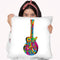 Guitar 01 Throw Pillow By Howie Green - All About Vibe