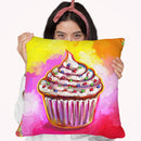 Cosmic Cupcake Throw Pillow By Howie Green - All About Vibe