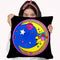 Pop-Art-Moon-Circle Throw Pillow By Howie Green - All About Vibe