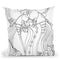 Art Deco Lady Throw Pillow By Howie Green - All About Vibe