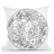 Flower Circle 216 Throw Pillow By Howie Green - All About Vibe