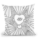 Heart Eye Throw Pillow By Howie Green - All About Vibe