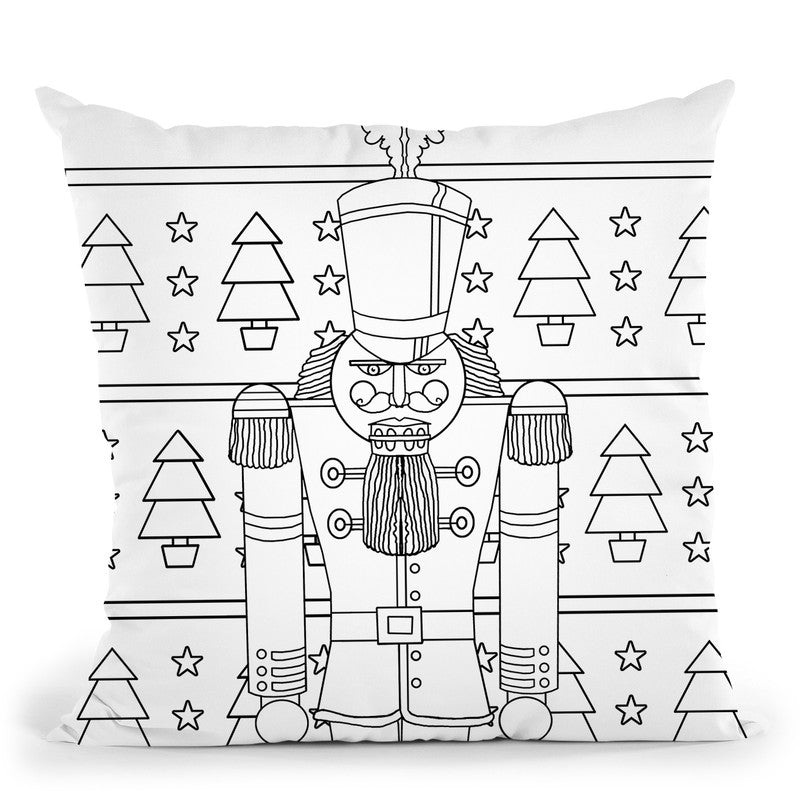 Nutcracker Throw Pillow By Howie Green - All About Vibe