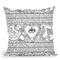 Peace Love Music Horiz Throw Pillow By Howie Green - All About Vibe