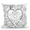 Heart Ribbons Throw Pillow By Howie Green - All About Vibe