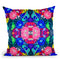 Pop Art Flowers Kaleidoscope Throw Pillow By Howie Green - All About Vibe