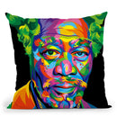 Morgan Freeman Throw Pillow By Bob Weer - All About Vibe
