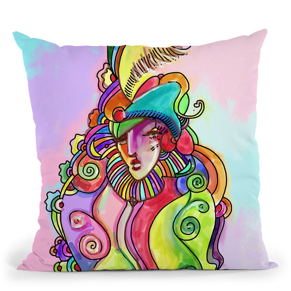 Harlequin Throw Pillow By Howie Green - All About Vibe