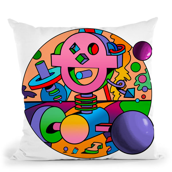 Morebo Circle Throw Pillow By Howie Green - All About Vibe