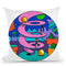 Pink Ramp Circle Throw Pillow By Howie Green - All About Vibe