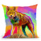 Pop Art Wolf 3 Throw Pillow By Howie Green - All About Vibe